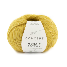 Haakpakket Gehaakte trui met boothals Mohair-Cotton