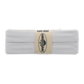 Oaki Doki Tricot de luxe jersey biaisband 20mm 054