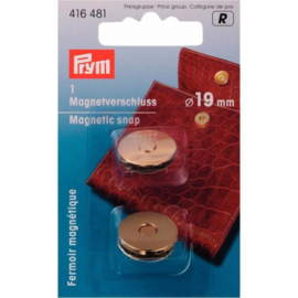 PRYM 416481 MAGNEETSLUITING 19MM GOUD