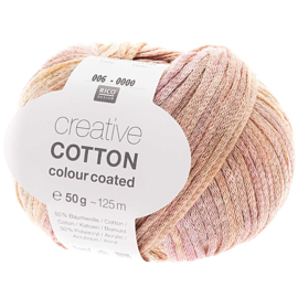 Rico Design Creative Cotton Colour Coated vanille-roze