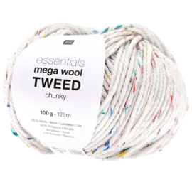 Rico Design Essentials Mega Wool Tweed chunky creme