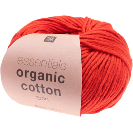 Rico Design Essentials Organic Cotton aran red