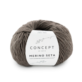 Katia Concept Merino Seta 54 - Chocolade bruin