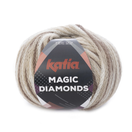 Katia Magic Diamonds 50 - Bruin-Ecru