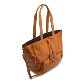 MUUD Libby. Handgemaakt leren tas voor diverse projecten 40x20cm - kleur WHISKY