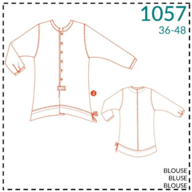 IT'S A FITS PATTERN Blouse b (1057)