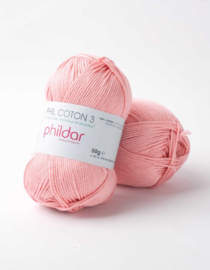 Phildar coton 3 Rose Saumon