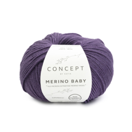 Katia Merino Baby 159 - Donker violet