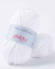 Phildar Coton 4 Blanc