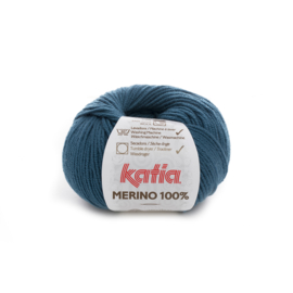 Katia Merino 100% 34 - Groenblauw