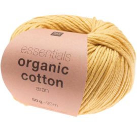 Rico Design Essentials Organic Cotton aran yellow