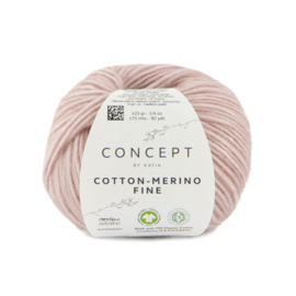 Katia Concept Cotton merino Fine 98 - Medium bleekrood