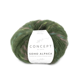 Katia Concept Soho Alpaca 307 - Kaki-Meerkleurig