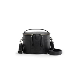 MUUD Enturn. Handgemaakt leren handwerkprojectentas 15x23cm - kleur black