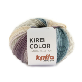 Katia Kirei color 302 - Groenblauw-Lichtroze-Licht lila