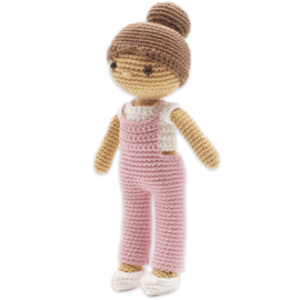 HardiCraft Haakpakket amigurumi Meisje Roos