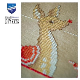 TAFELKLEED KIT RENDIEREN IN KERSTSFEER