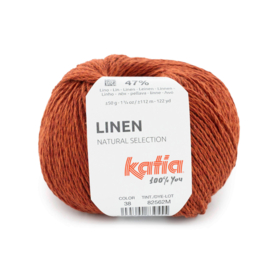 Katia Linen 38 - Donker oranje