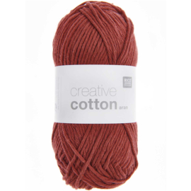 Rico Creative Cotton Aran 85 rust