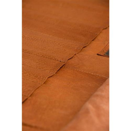 MUUD Bea. Handgemaakt leren etui voor breinaalden O25xO49OxØC10cm - kleur WHISKY
