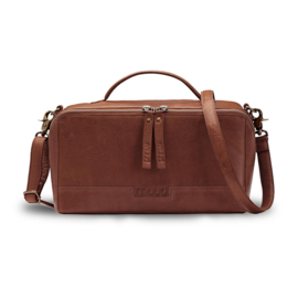 MUUD QB-4711 Cleo Midi - Schoudertas leer 17x30x15,5cm - kleur Rich Brown RBROWN