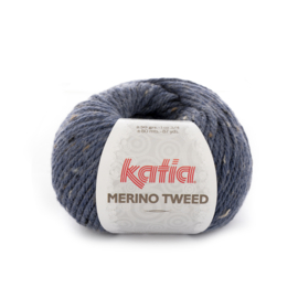 Katia Merino Tweed 305 - Donker blauw