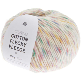 Rico Design Creative Cotton Flecky Fleece dk rainbow