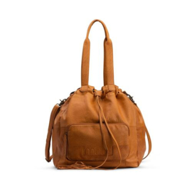 MUUD Libby. Handgemaakt leren tas voor diverse projecten 40x20cm - kleur WHISKY