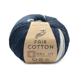 Katia Fair Cotton Granny 309 - Blauw-Turquoise-Nacht blauw