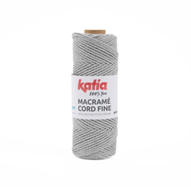 Katia Macramé Cord Fine 201 - Medium grijs