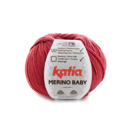Katia Merino Baby 94 - Framboosrood