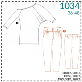 IT'S A FITS PATTERN Broek (1034)