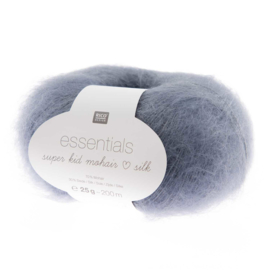 Rico Essentials Super Kid Mohair Loves  Silk 041 Blue