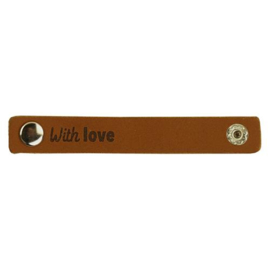 Durable 020.1198 Leren Label With Love 10 x 1,5 cm - Kleur 004