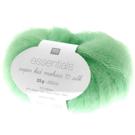 Rico Essentials Super Kid Mohair Loves  Silk 062  neon green