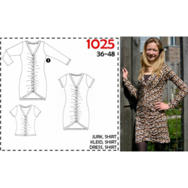 IT'S A FITS PATTERN Strak Shirtje (1025)