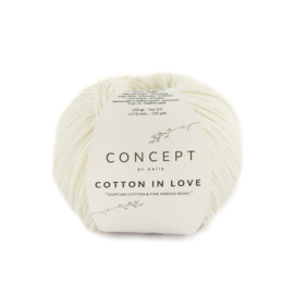 Katia Concept Cotton in Love 50 - Ecru-Wit