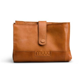 MUUD Billie Etui. Handgemaakt leren handwerketui C19x13cm - O27.5x38cm - kleur WHISKY