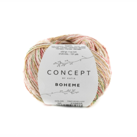 Katia Concept Boheme 50 - Koraal-Beige-Mintgroen