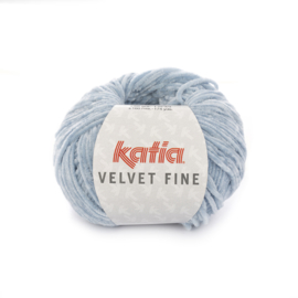 Katia Velvet Fine 205 - Licht hemelsblauw