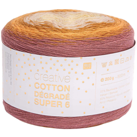 Rico Creative Cotton Dégradé Super6 004 mosterdmix
