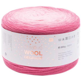 Rico Creative Wool Degrade 002 roze