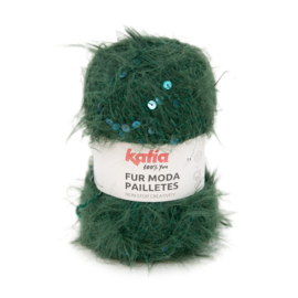 Katia Concept Fur Moda Pailletes 205 - Fles groen