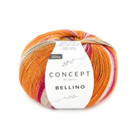 Katia Bellino 203 - Fuchsia-Citroengeel-Groen