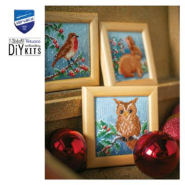 MINIATUUR KIT WINTERDIEREN SET VAN 3