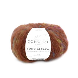 Katia Concept Soho Alpaca 304 - Roest bruin-Meerkleurig