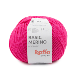 Katia Basic Merino 98 - Neon fuchsia