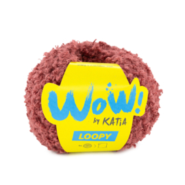 Katia WOW Loopy 159 - Framboos rood