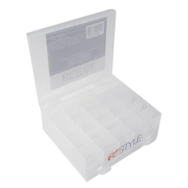 ReStyle 015.17000 Spoelen opbergbox 12 x 10 x 4,5cm voor 50 spoelen