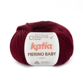 Katia Merino Baby 62 - Donker wijnrood